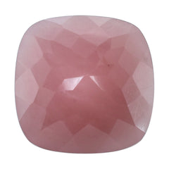 GUAVA QUARTZ CHECKER CUT CUSHION 14MM 12.20 Cts.