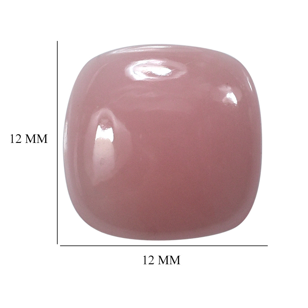 GUAVA QUARTZ CUSHION CAB (FLAT) 12MM 4.41 Cts.