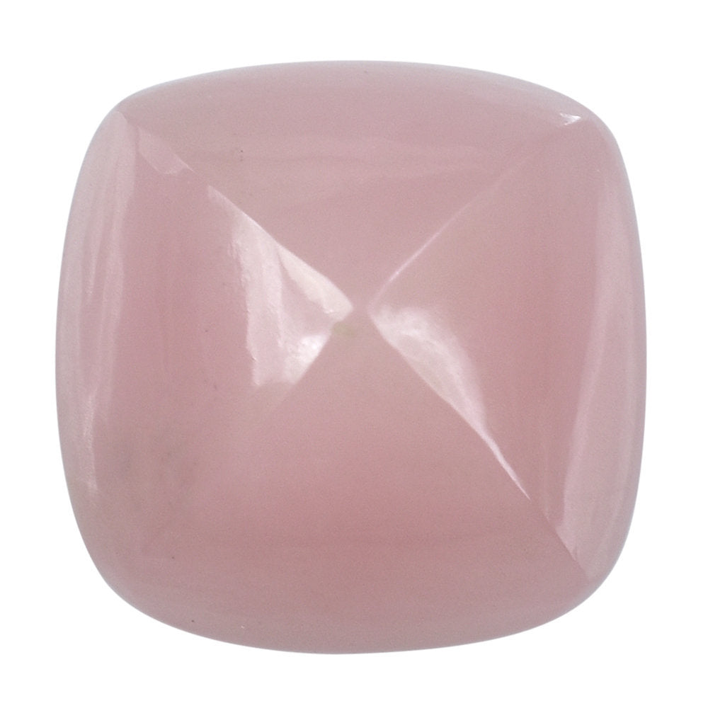 GUAVA QUARTZ PYRAMID CUSHION CAB 12MM 8.25 Cts.