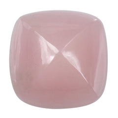 GUAVA QUARTZ PYRAMID CUSHION CAB 12MM 8.25 Cts.