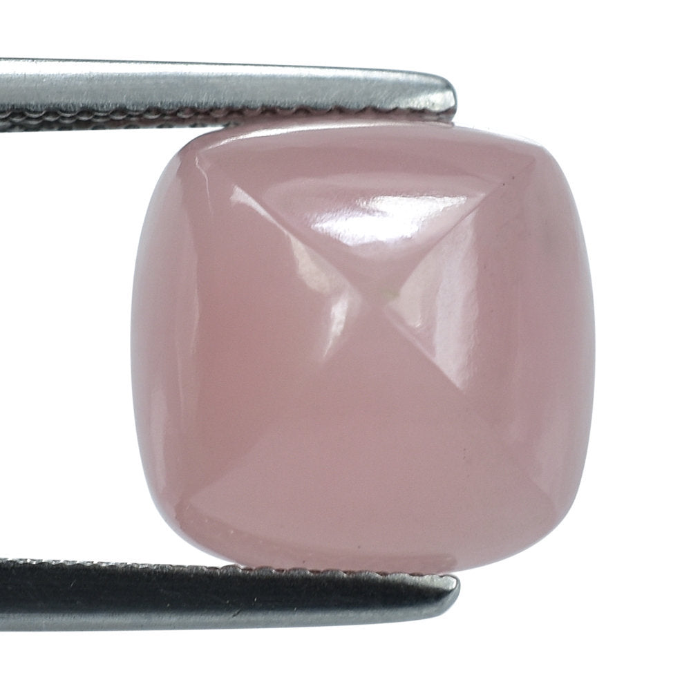 GUAVA QUARTZ PYRAMID CUSHION CAB 12MM 8.25 Cts.