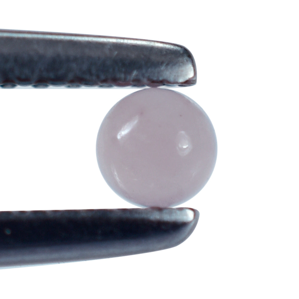 GUAVA QUARTZ ROUND CAB 3MM 0.13 Cts.