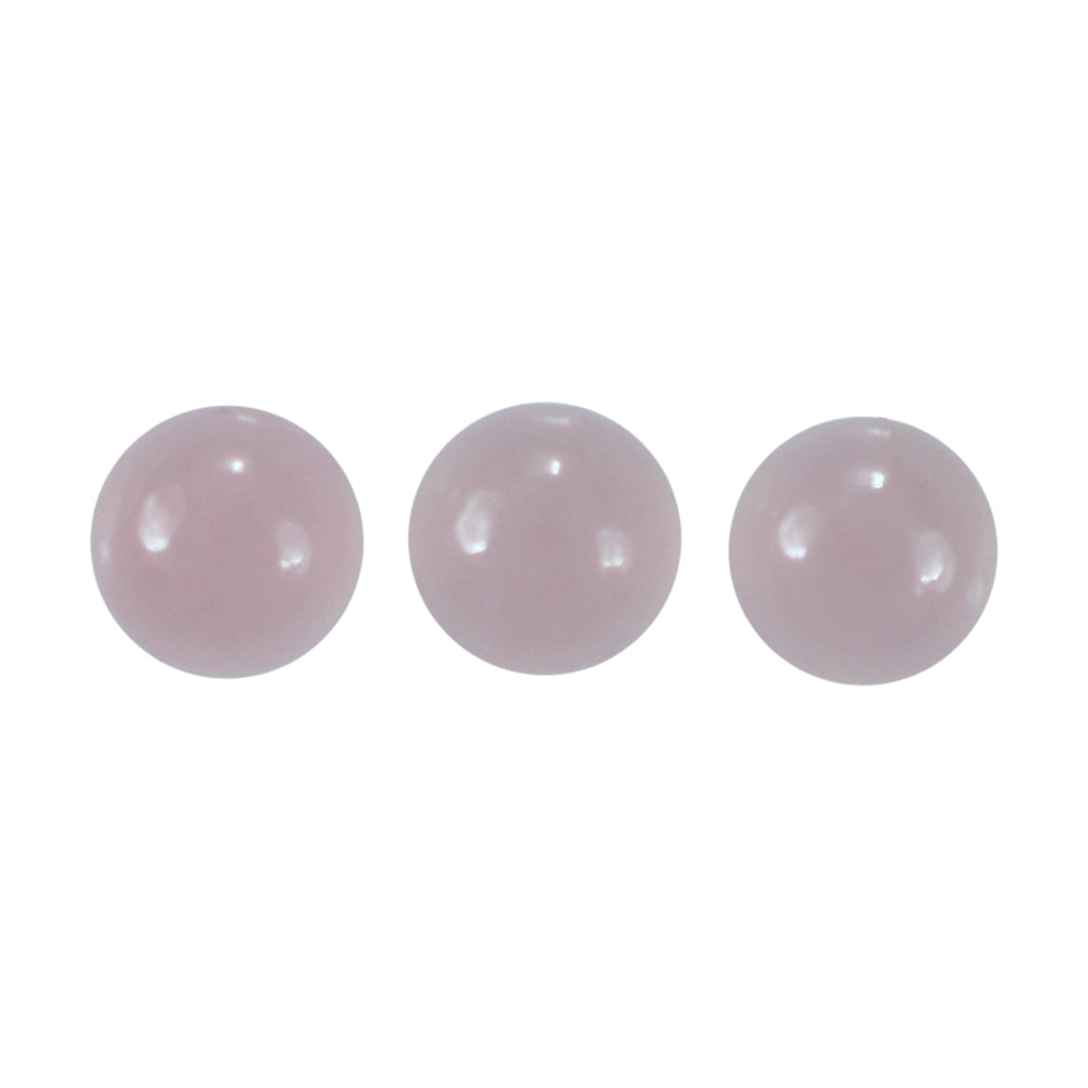 GUAVA QUARTZ ROUND CAB 3MM 0.13 Cts.