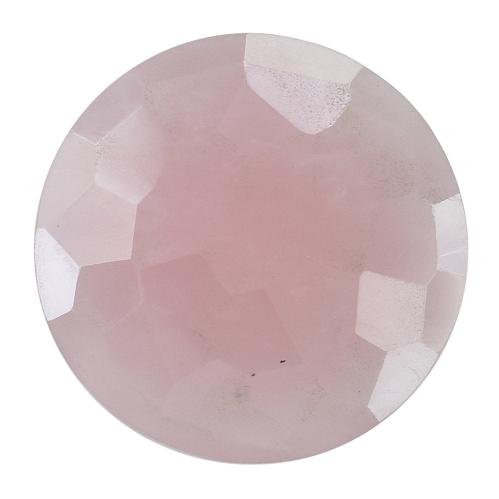 GUAVA QUARTZ IRREGULAR BRIOLETTE ROUND 16 MM  7.18 Cts.