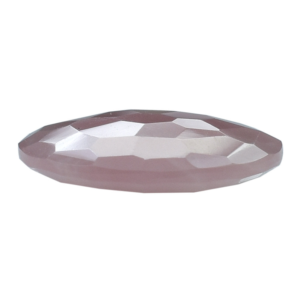 GUAVA QUARTZ IRREGULAR BRIOLETTE ROUND 16 MM  7.18 Cts.