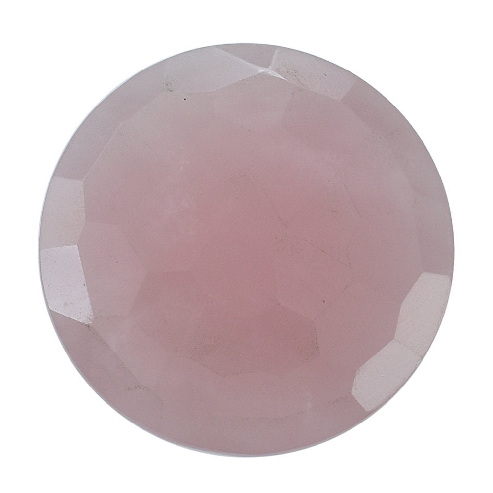 GUAVA QUARTZ IRREGULAR BRIOLETTE ROUND 16 MM  7.18 Cts.