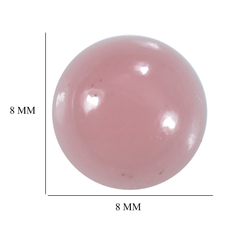 GUAVA QUARTZ ROUND CAB (NICE) 8MM 2.31 Cts.