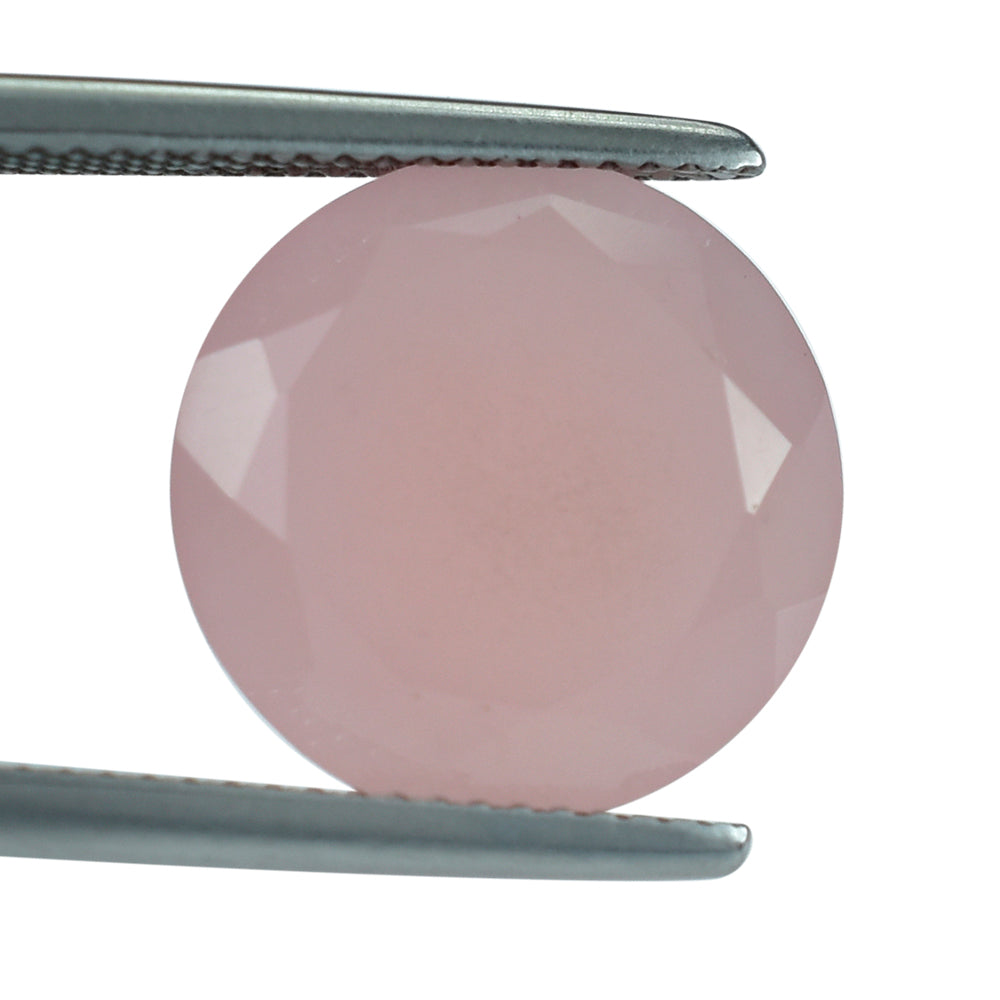 GUAVA QUARTZ CUT ROUND 14MM 8.48 Cts.