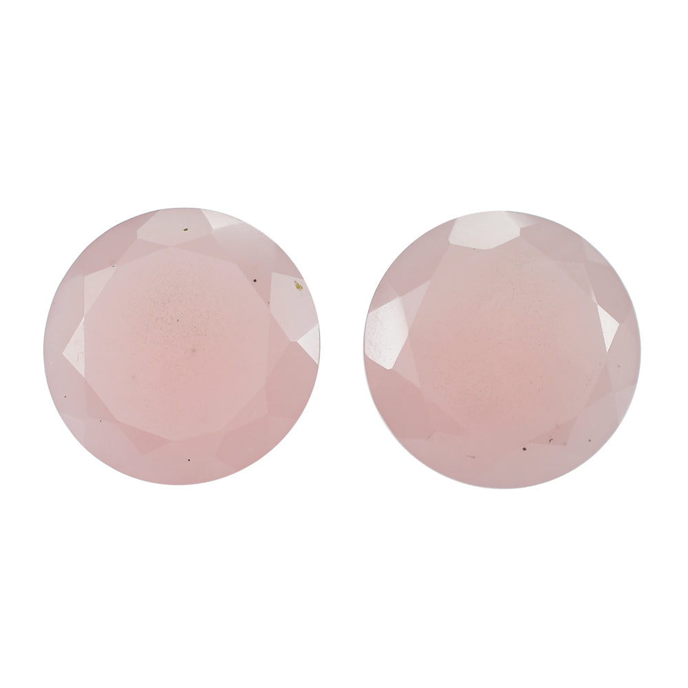 GUAVA QUARTZ CUT ROUND 14MM 8.48 Cts.