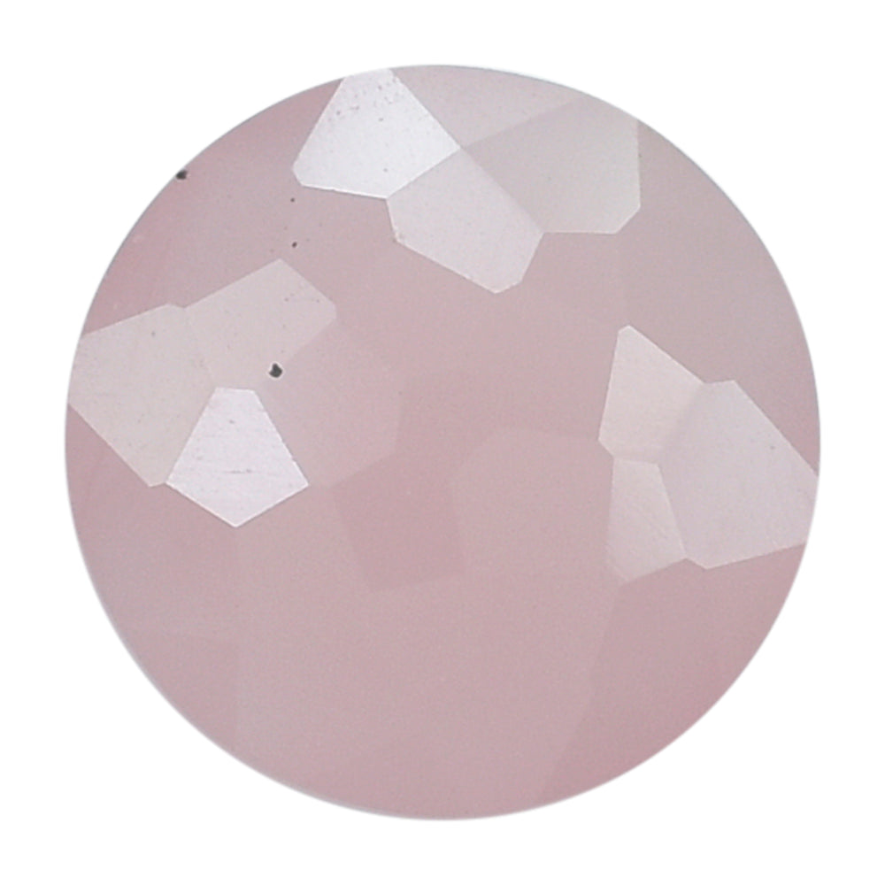 GUAVA QUARTZ IRREGULAR CUT BRIOLETTE ROUND 7MM 1.22 Cts.