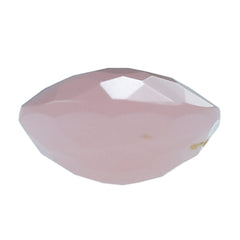 GUAVA QUARTZ IRREGULAR CUT BRIOLETTE ROUND 7MM 1.22 Cts.