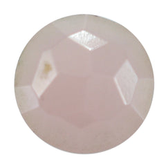 GUAVA QUARTZ IRREGULAR CUT BRIOLETTE ROUND 7MM 1.23 Cts.