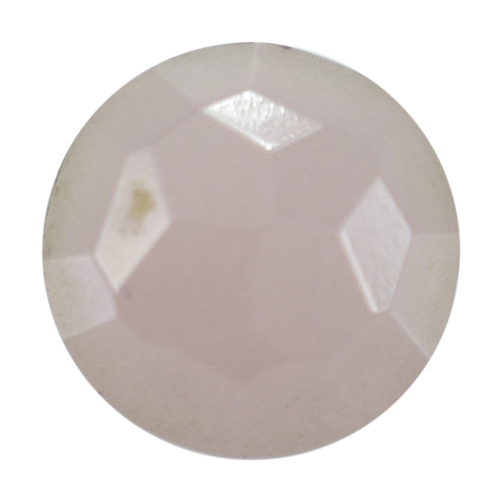 GUAVA QUARTZ IRREGULAR CUT BRIOLETTE ROUND 7MM 1.23 Cts.