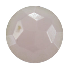 GUAVA QUARTZ IRREGULAR CUT BRIOLETTE ROUND 7MM 1.23 Cts.