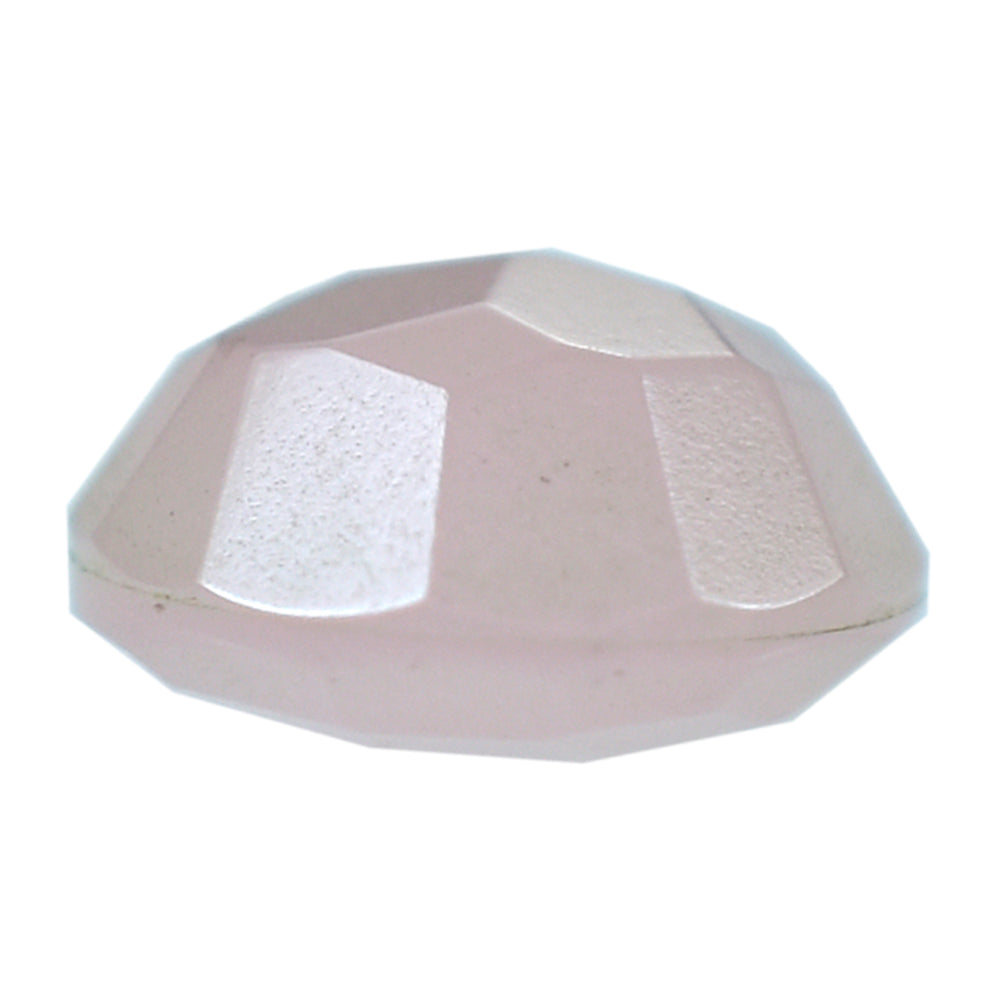 GUAVA QUARTZ IRREGULAR CUT BRIOLETTE ROUND 7MM 1.23 Cts.