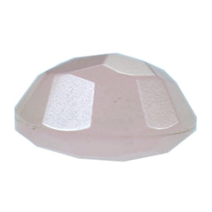 GUAVA QUARTZ IRREGULAR CUT BRIOLETTE ROUND 7MM 1.23 Cts.