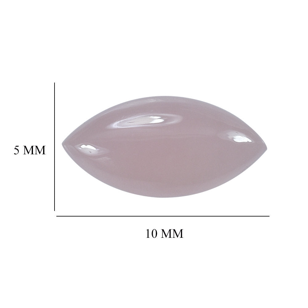 GUAVA QUARTZ MARQUISE CAB 10X5MM 0.87 Cts.