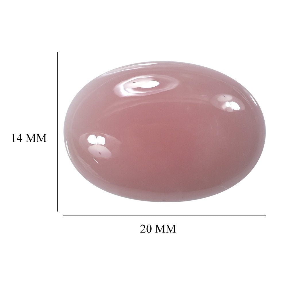 GUAVA QUARTZ OVAL CAB (NICE) 20X14MM 11.20 Cts.