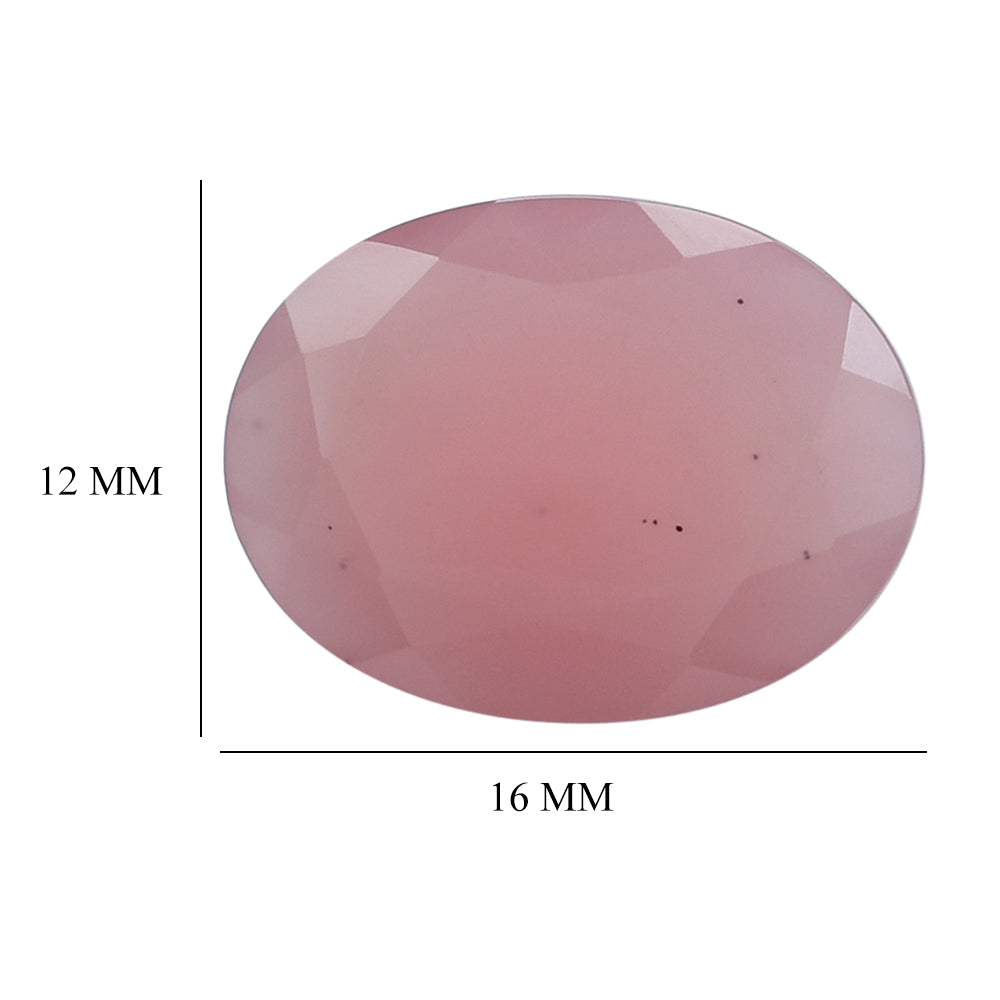GUAVA QUARTZ CUT OVAL 16X12MM 6.90 Cts.