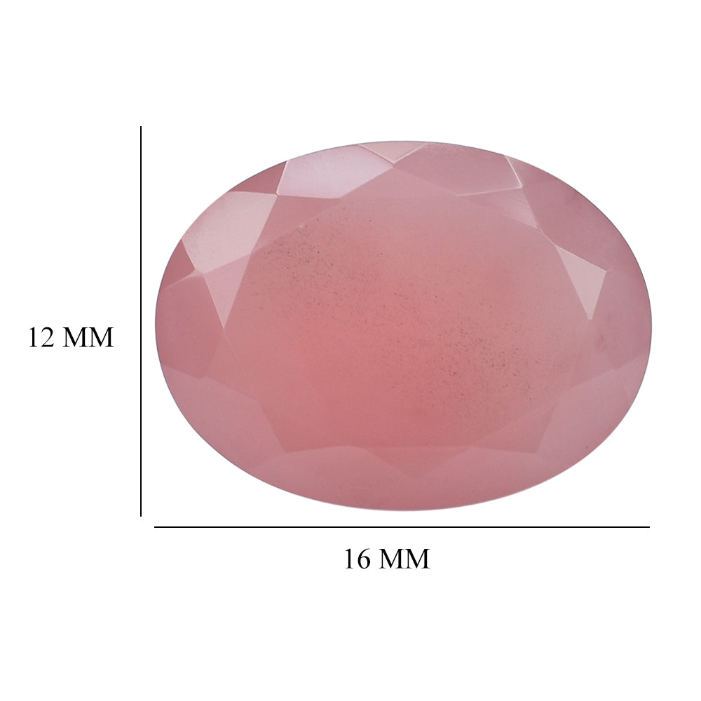 GUAVA QUARTZ CUT OVAL 16X12MM 9.63 Cts.