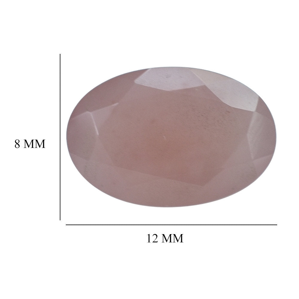 GUAVA QUARTZ CUT OVAL 12X8MM 3.05 Cts.