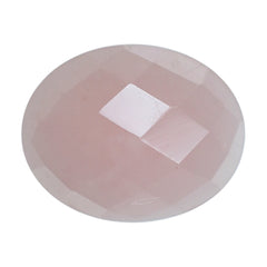 GUAVA QUARTZ CHECKER OVAL CAB 10X8 MM 2.10 Cts.