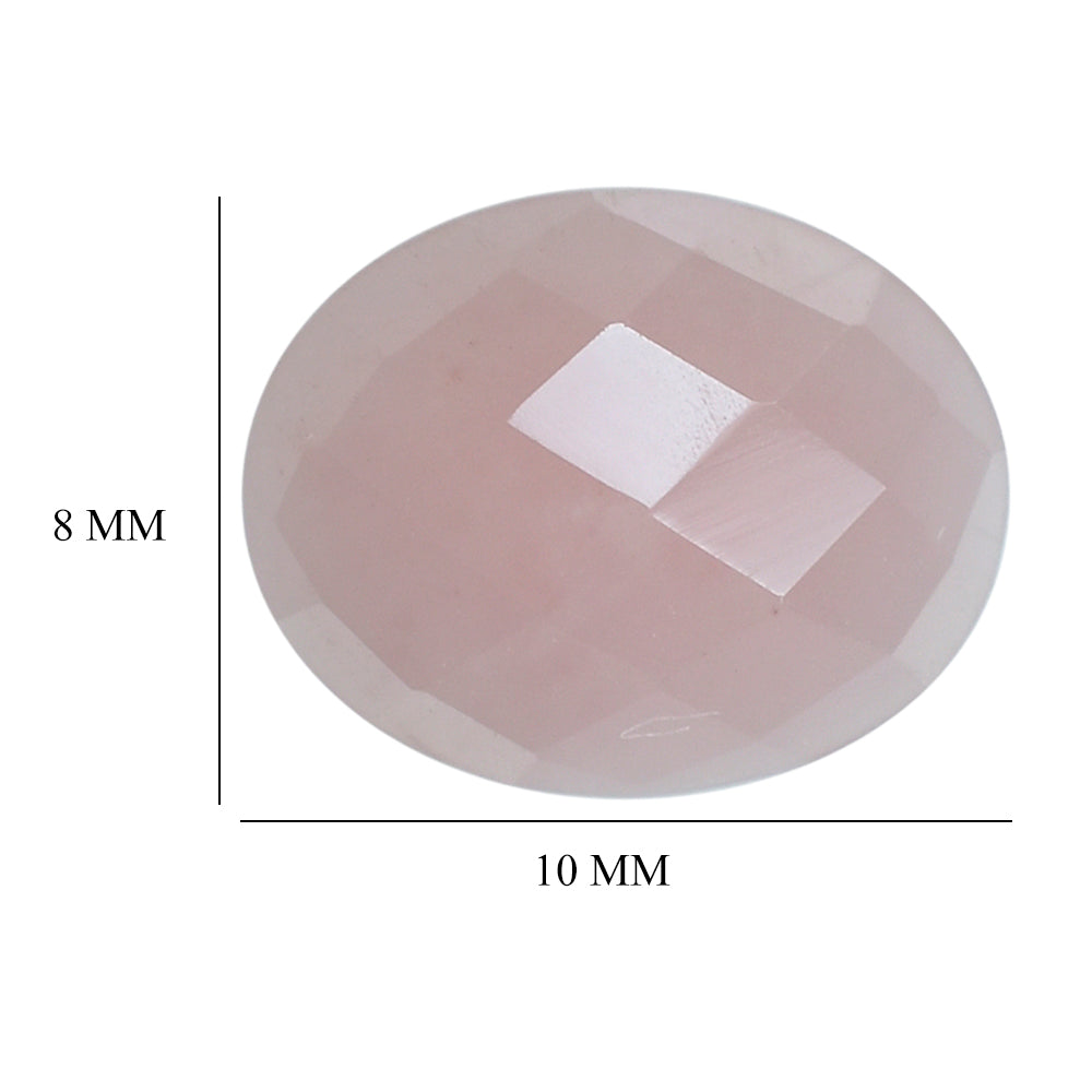 GUAVA QUARTZ CHECKER OVAL CAB 10X8 MM 2.10 Cts.