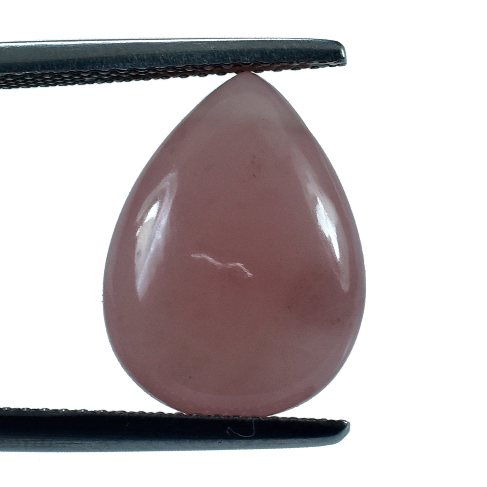 GUAVA QUARTZ LENTIL PEAR (FULL DRILL) 16X12MM 7.68 Cts.