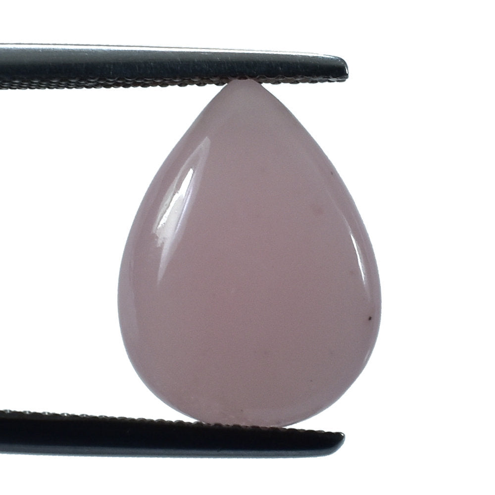 GUAVA QUARTZ LENTIL PEAR (FULL DRILL) 16X12MM 7.82 Cts.