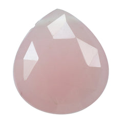 GUAVA QUARTZ ROSE CUT BRIOLETTE HEART (FULL DRILL) 13X12MM 5.45 Cts.