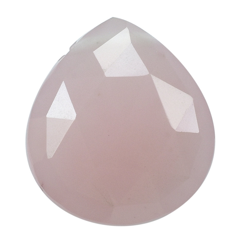 GUAVA QUARTZ ROSE CUT BRIOLETTE HEART (FULL DRILL) 13X12MM 5.45 Cts.