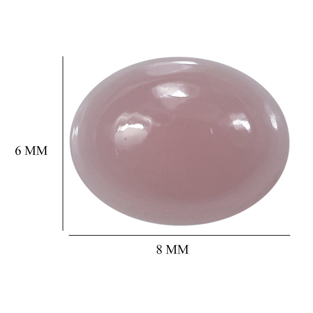 GUAVA QUARTZ OVAL CAB 8X6MM 1.11 Cts.