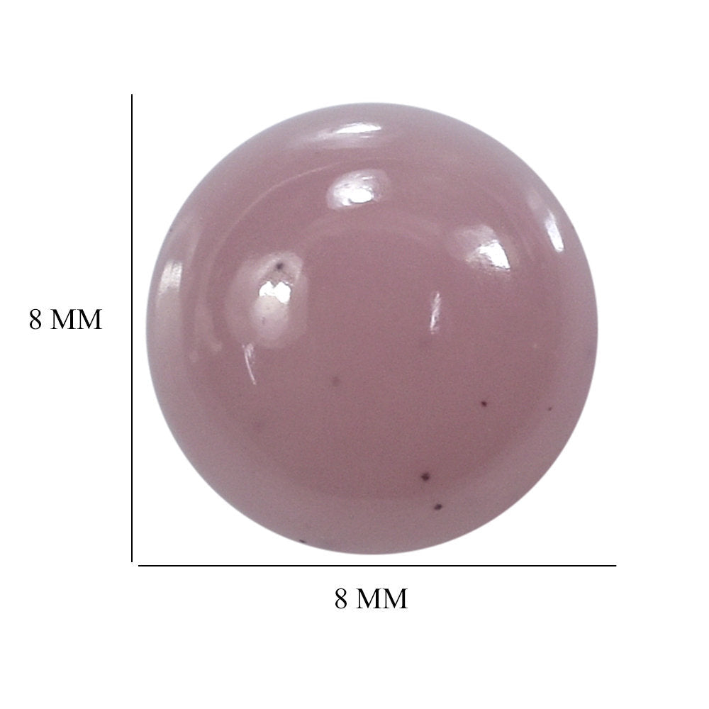 GUAVA QUARTZ ROUND CAB 8MM 2.04 Cts.