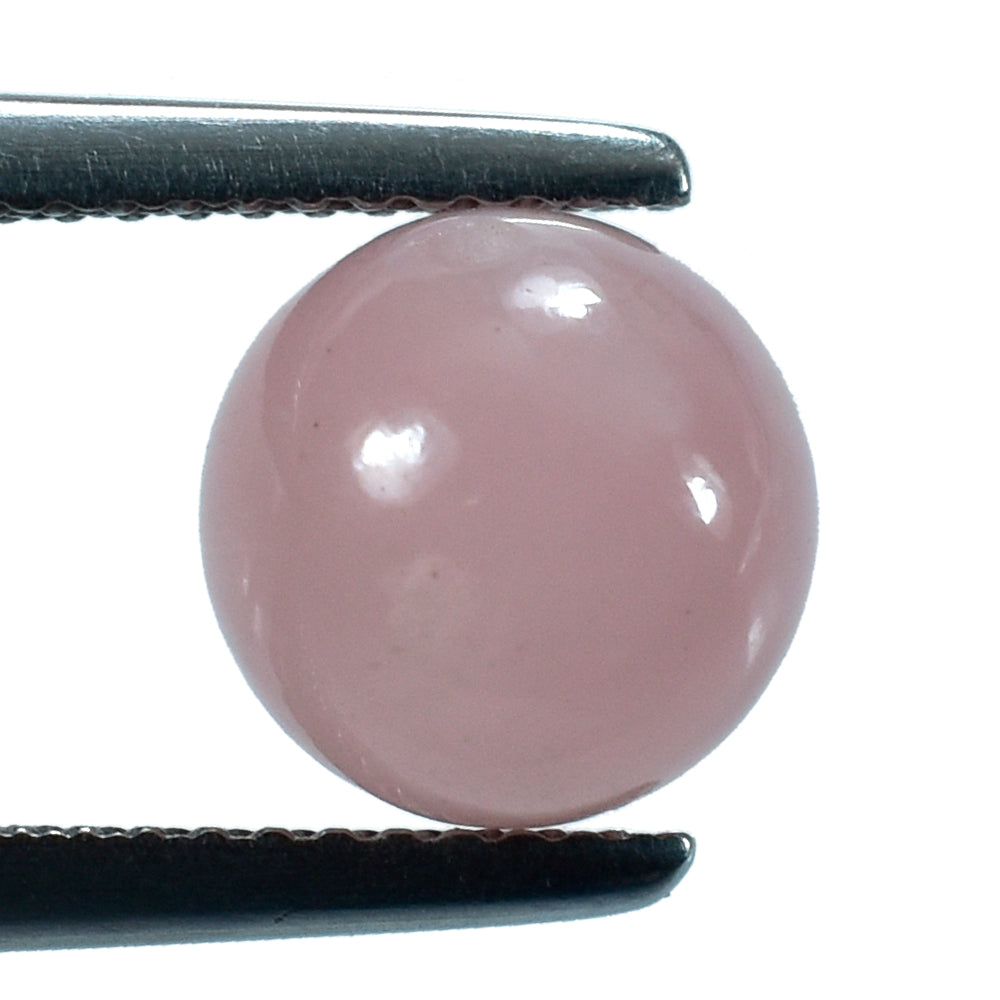 GUAVA QUARTZ PLAIN BALLS (HALF DRILL) 8MM 3.91 Cts.