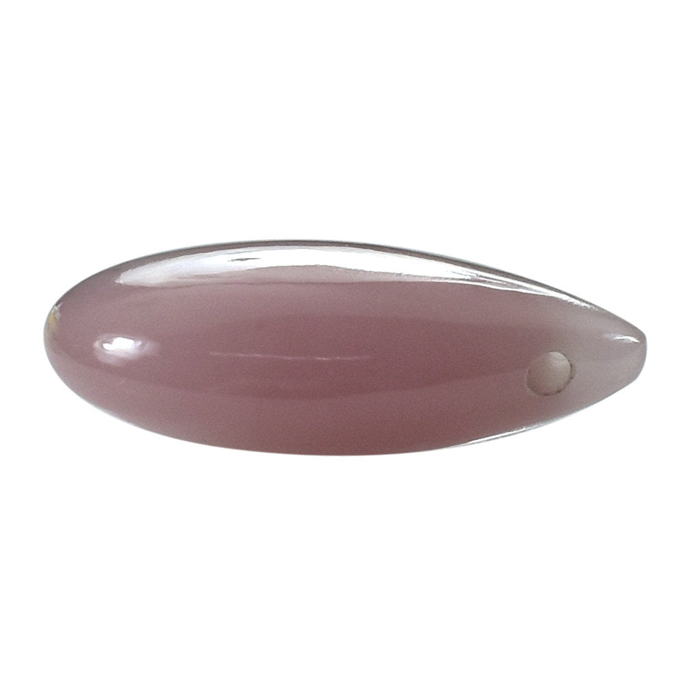 GUAVA QUARTZ LENTIL PEAR (FULL DRILL) 16X12MM 6.66 Cts.