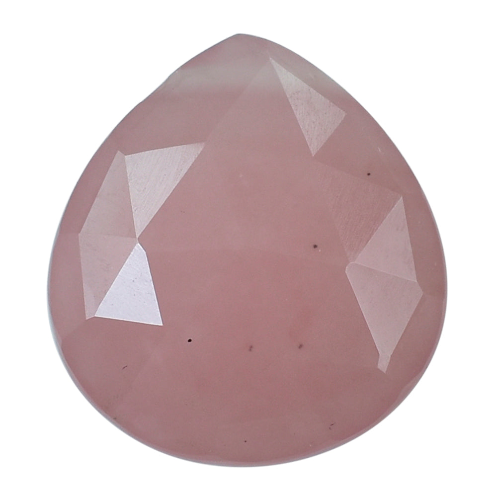 GUAVA QUARTZ ROSE CUT BRIOLETTE PEAR (FULL DRILL) 13X12MM 5.47 Cts.