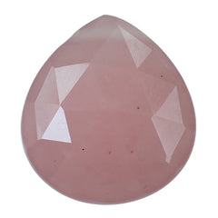 GUAVA QUARTZ ROSE CUT BRIOLETTE PEAR (FULL DRILL) 13X12MM 5.47 Cts.