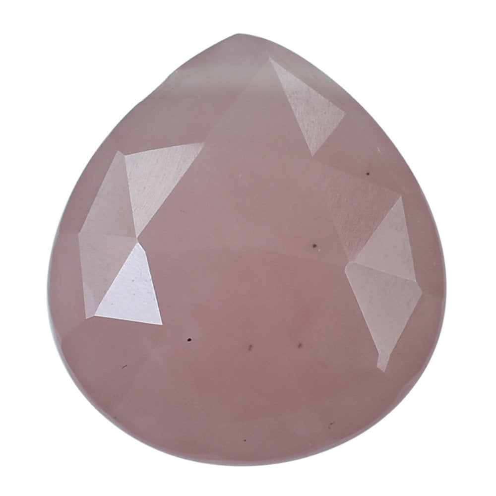 GUAVA QUARTZ ROSE CUT BRIOLETTE PEAR (FULL DRILL) 13X12MM 5.47 Cts.