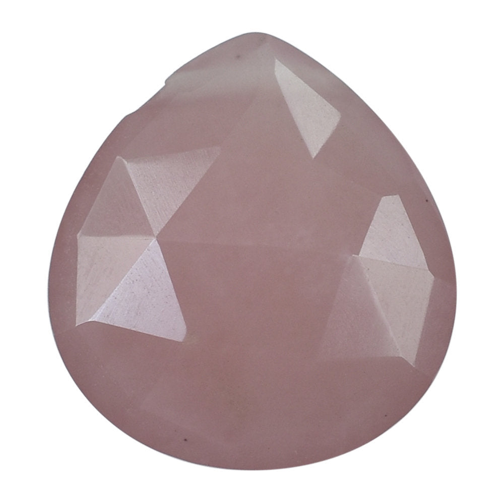 GUAVA QUARTZ ROSE CUT BRIOLETTE PEAR (FULL DRILL) 13X12MM 5.47 Cts.