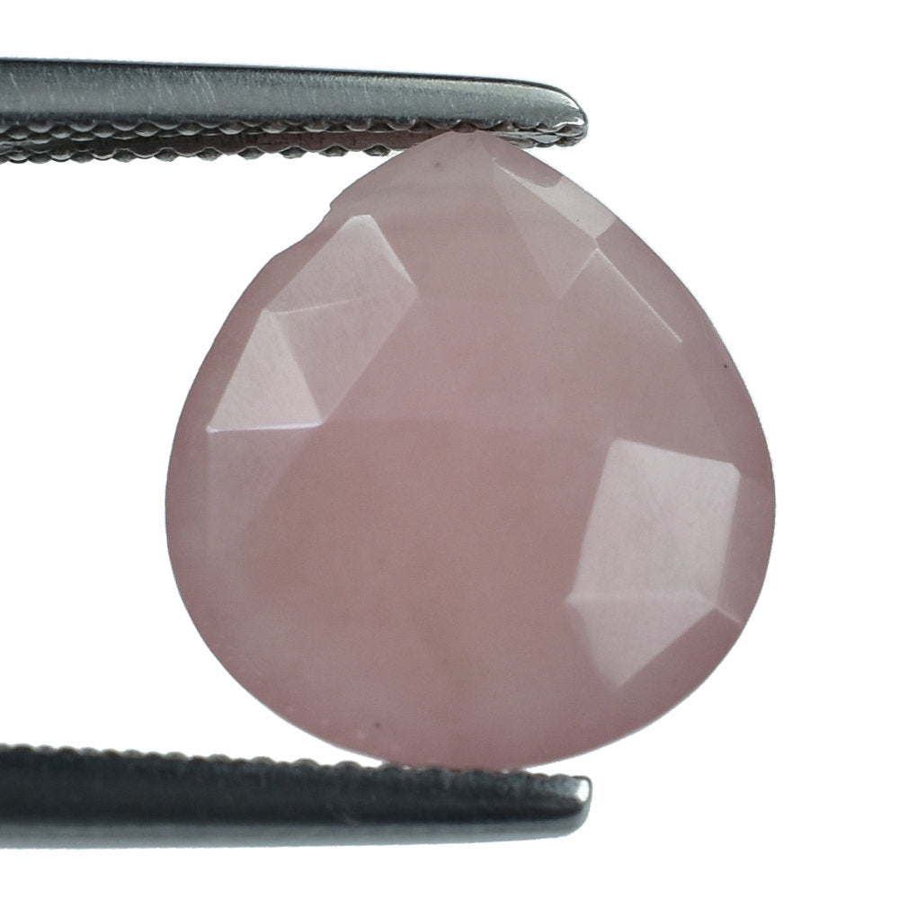 GUAVA QUARTZ ROSE CUT BRIOLETTE PEAR (FULL DRILL) 13X12MM 5.47 Cts.