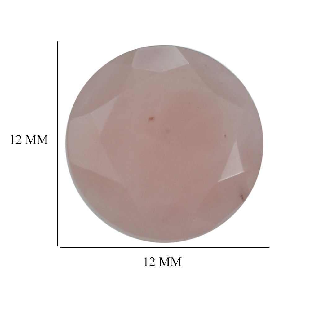 GUAVA QUARTZ CUT ROUND 12MM 4.49 Cts.