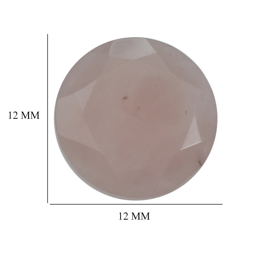 GUAVA QUARTZ CUT ROUND 12MM 4.49 Cts.