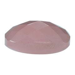 GUAVA QUARTZ BUFFTOP CHECKER CUSHION 12MM 6.04 Cts.