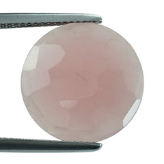 GUAVA QUARTZ IRREGULAR BRIOLETTE ROUND 16MM 7.09 Cts.