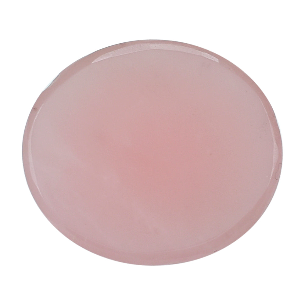 GUAVA QUARTZ CHECKER OVAL CAB 16X14MM 10.75 Cts.