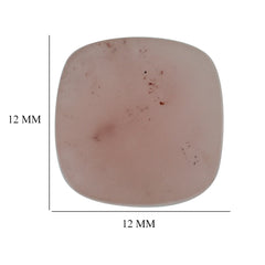GUAVA QUARTZ CUSHION PLATE 12MM 3.74 Cts.