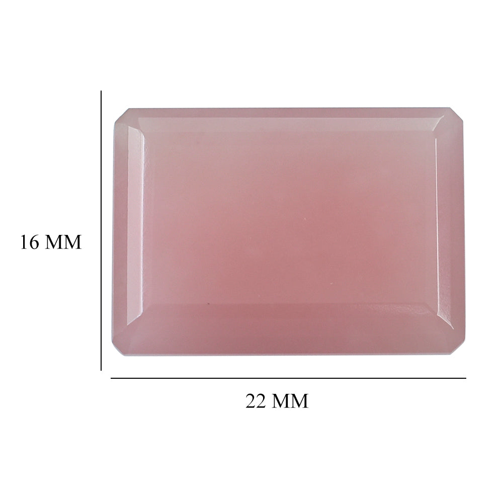 GUAVA QUARTZ CUT OCTAGON 21X15MM 15.66 Cts.