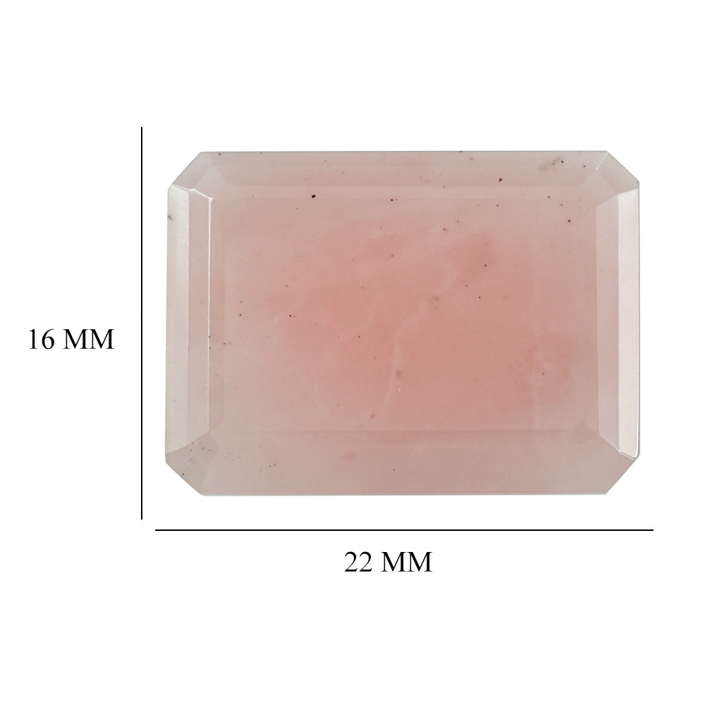 GUAVA QUARTZ CUT OCTAGON 22X16MM 13.63 Cts.