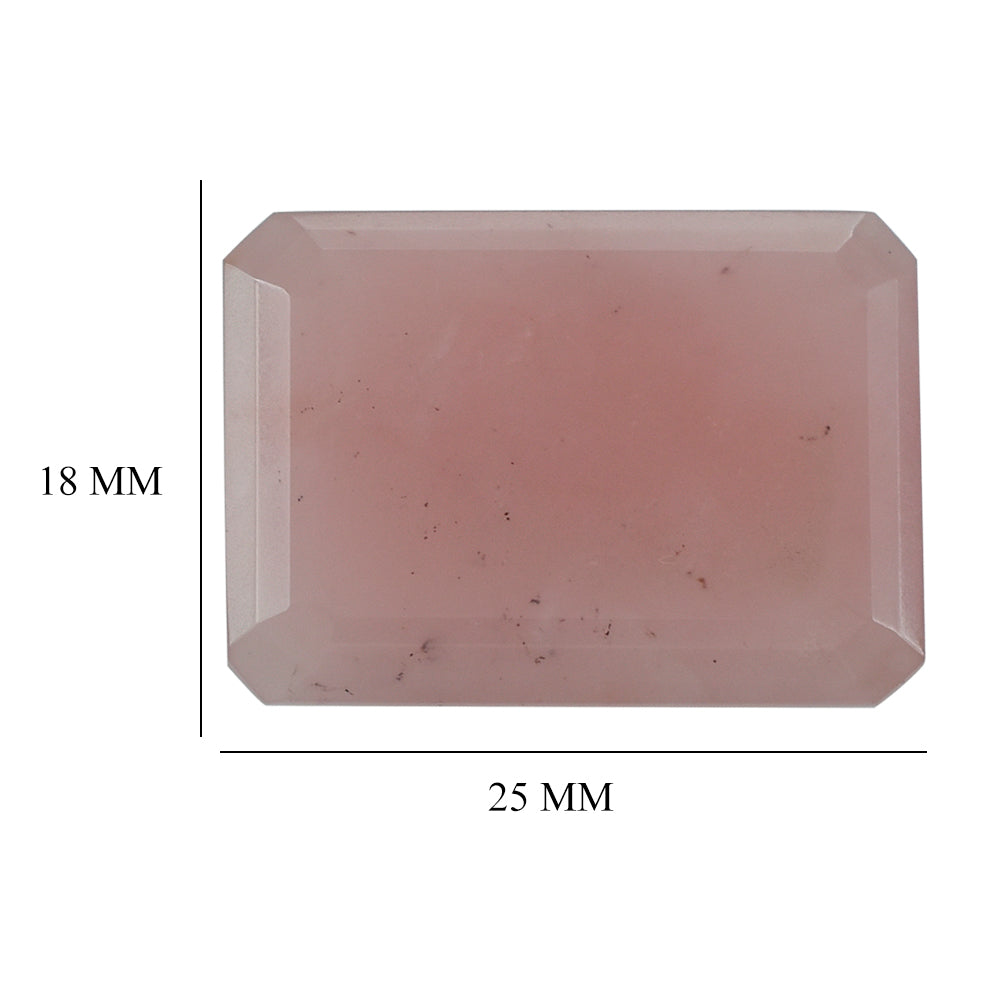 GUAVA QUARTZ CUT OCTAGON 25X18MM 25.85 Cts.