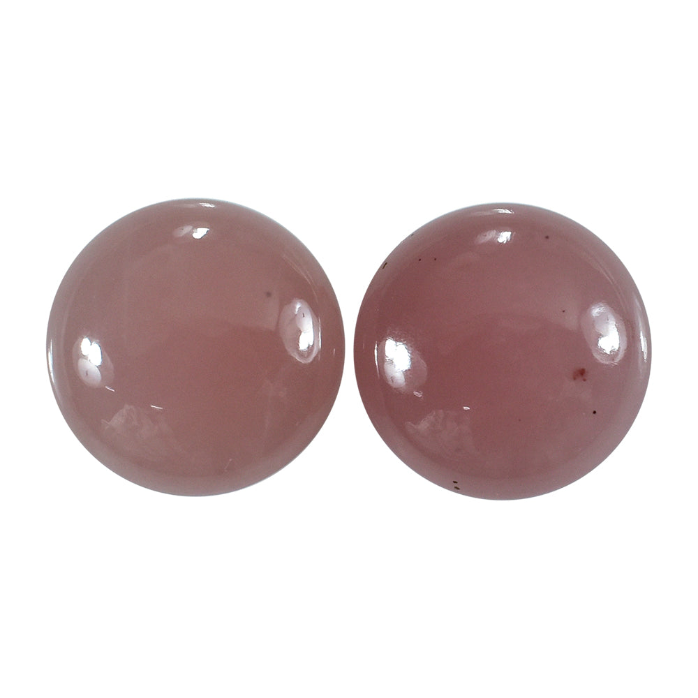 GUAVA QUARTZ ROUND CAB 12MM 4.62 Cts.
